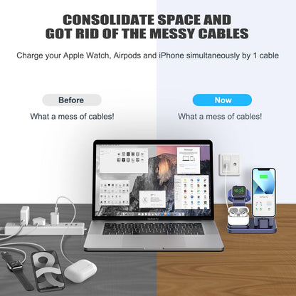 3-in-1 Charging Station for Apple Devices