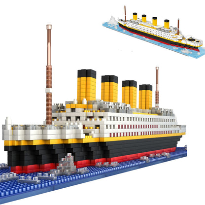 Titanic 3D Model Building Blocks Set, 1860 pcs