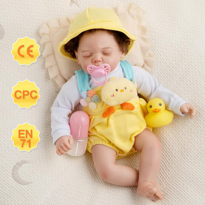Lifelike 18-Inch Reborn Baby Doll with Accessories