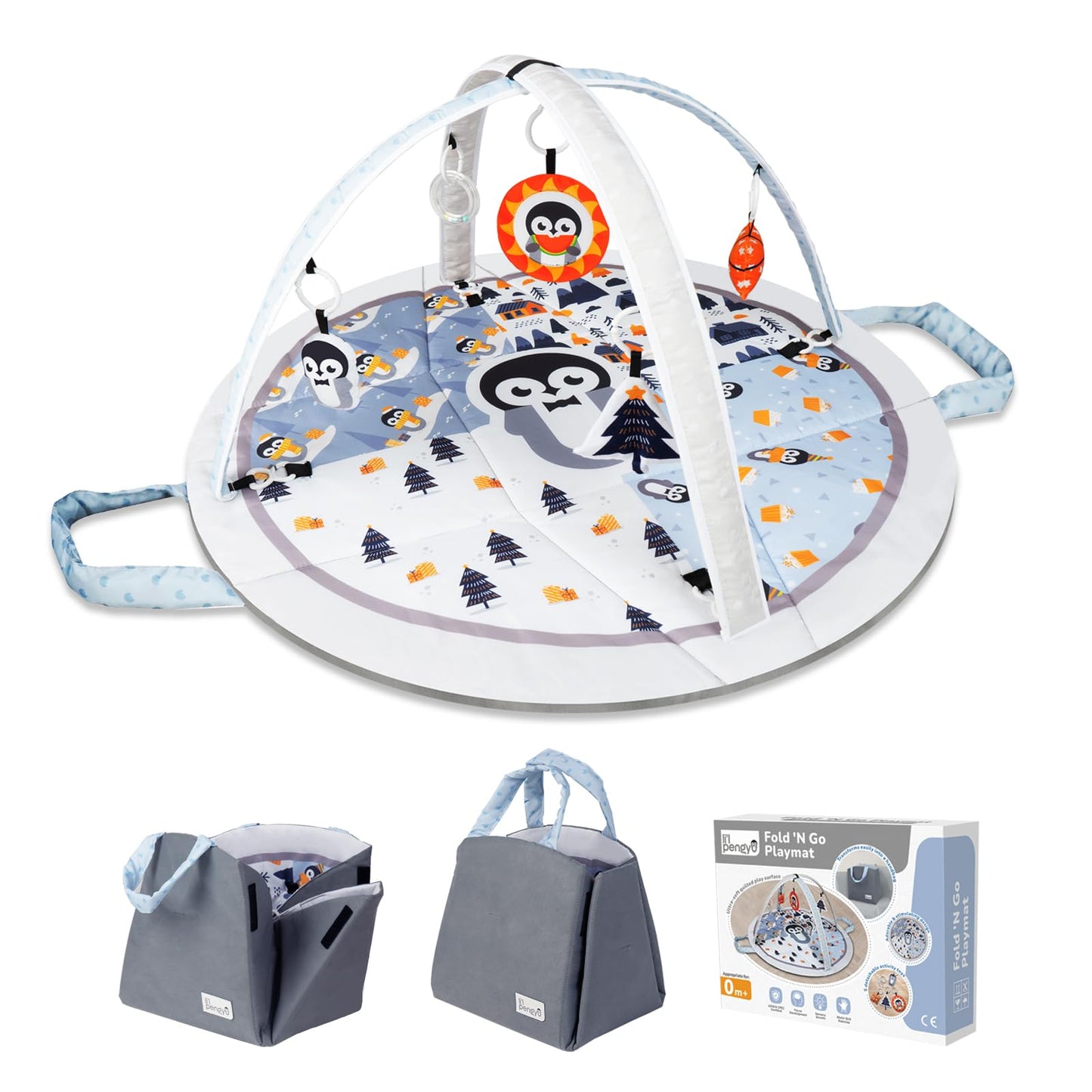 Tummy Time Play Mat for Baby Girls