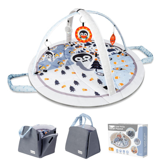 Tummy Time Play Mat for Baby Girls