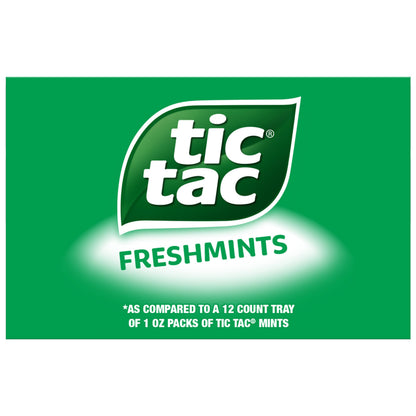 Tic Tac Freshmint Breath Mints, 12 Count