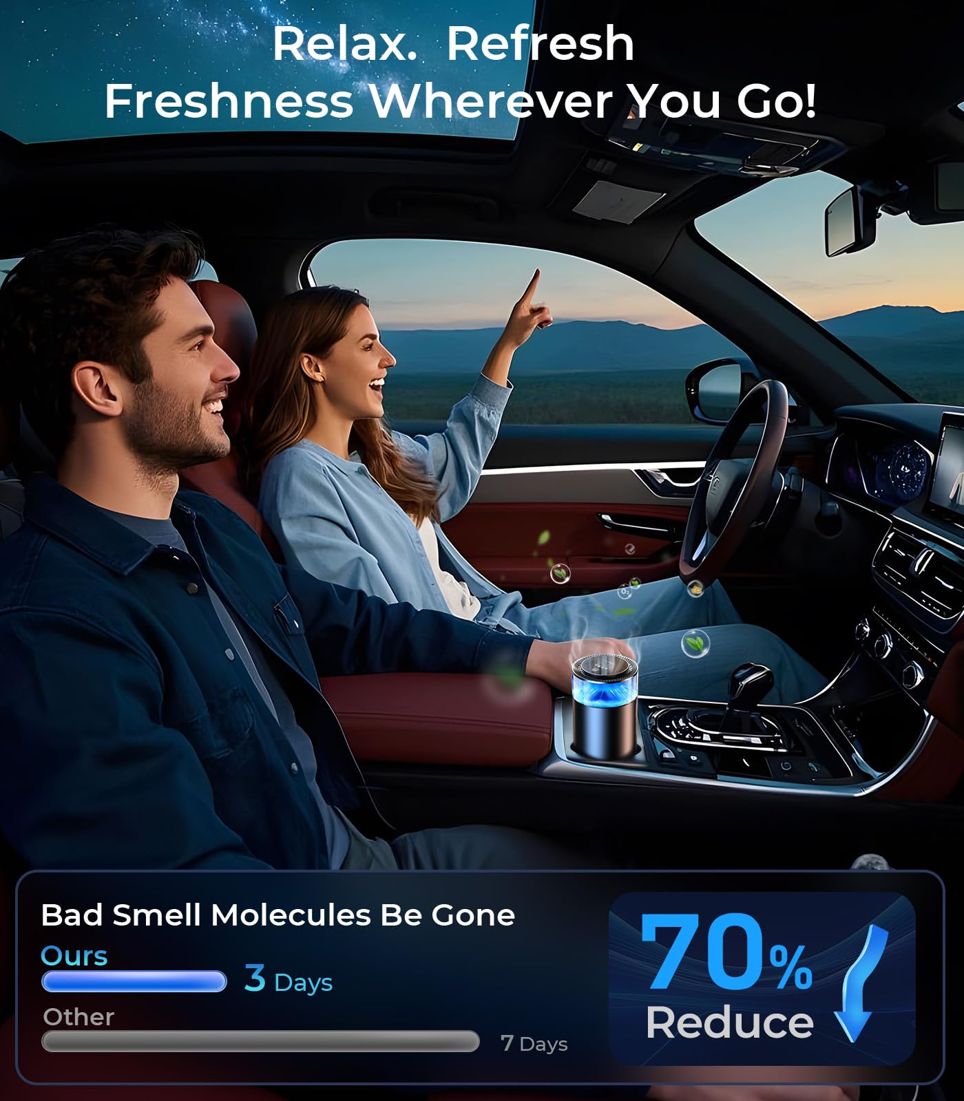 Smart Car Air Freshener Diffuser by Hitolza