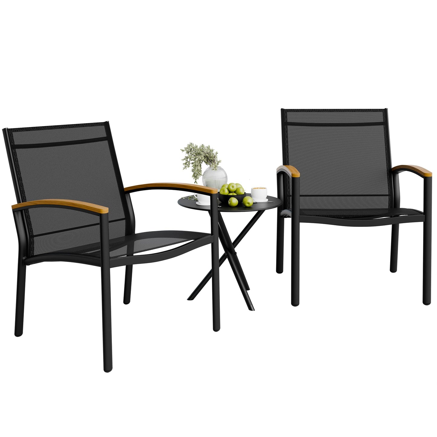 3-Piece Shintenchi Patio Bistro Set for Outdoors