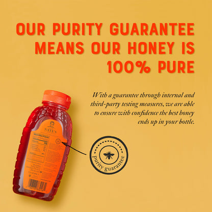 Nature Nate's Raw Unfiltered Honey 16 oz Squeeze