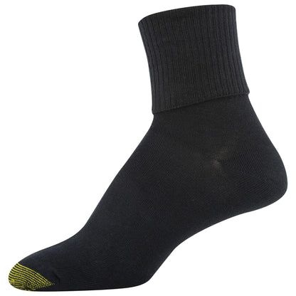 6-Pack GOLDTOE Women's Classic Turn Cuff Socks