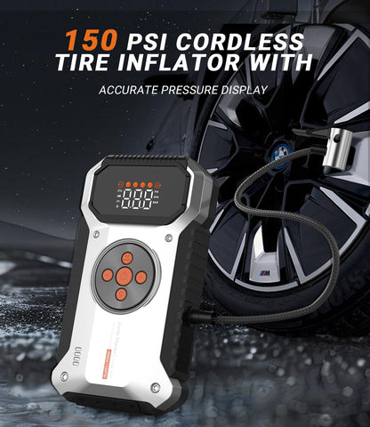 Portable Car Jump Starter with Air Compressor