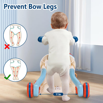 HAWEEK 3-in-1 Sit-to-Stand Baby Walker