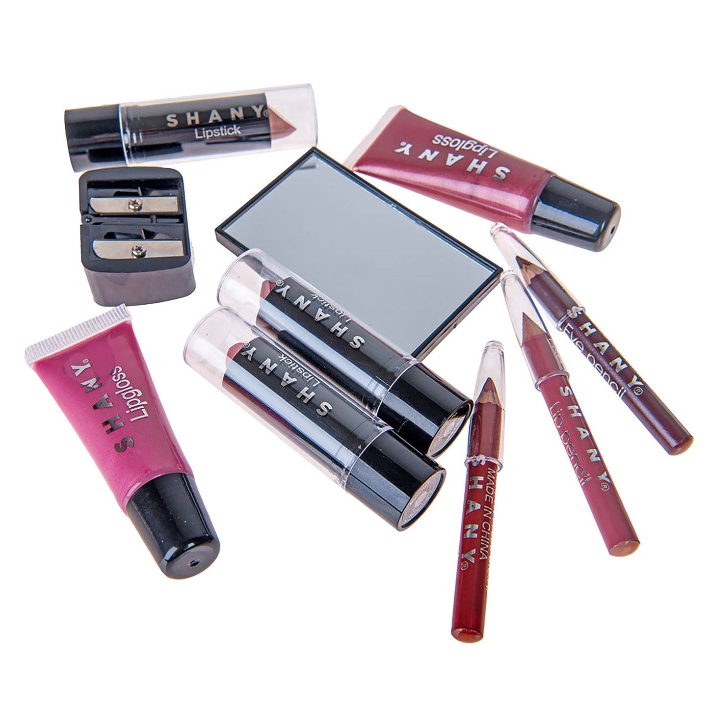 SHANY Makeup Train Case with Eye Palettes & Brushes