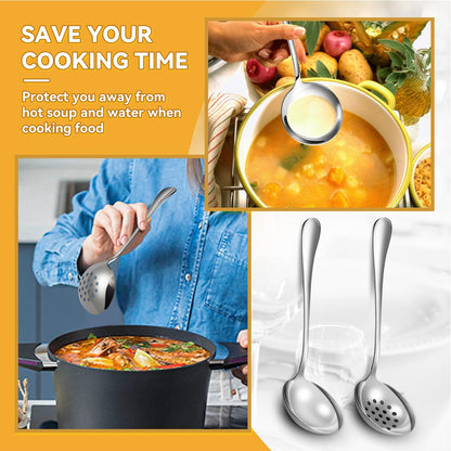 15-Piece Serving Utensils Set for Entertaining
