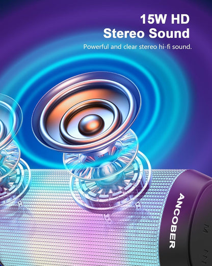 Portable Bluetooth Speaker with HD Stereo Sound