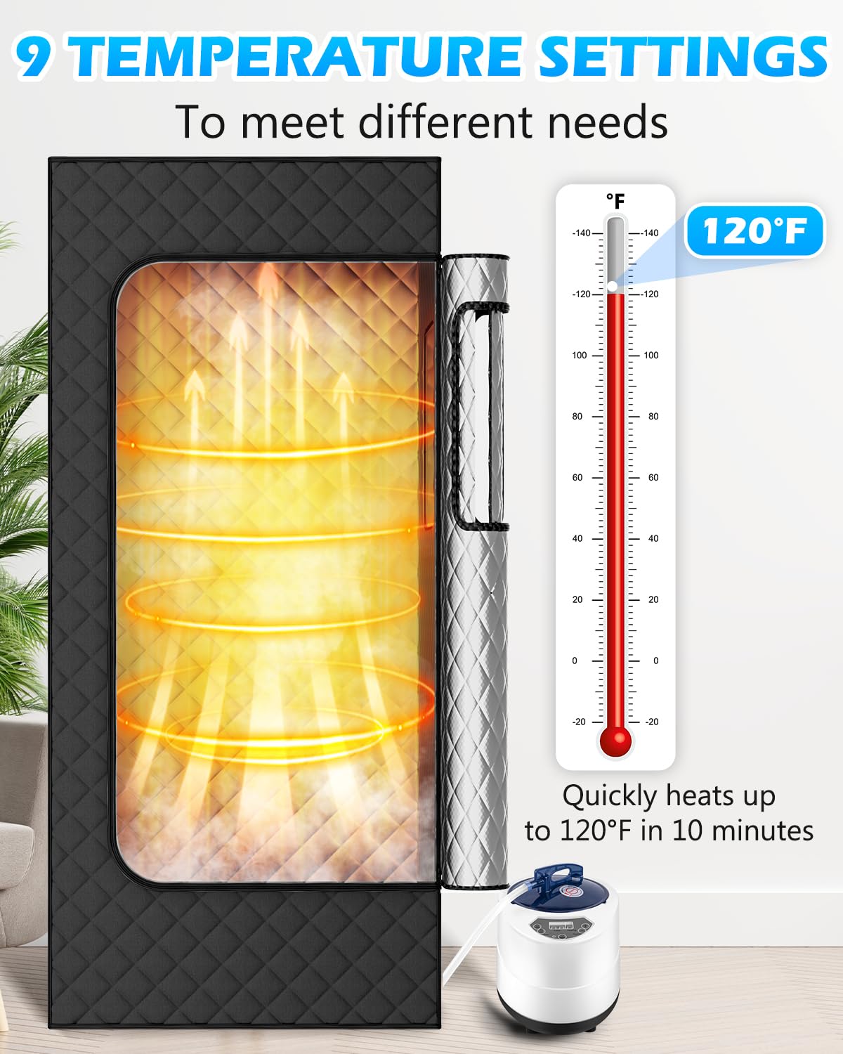 Portable Steam Sauna for Home Spa