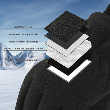 Winter Thermal Gloves For Men