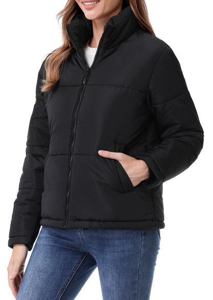 TDYPCI Women's Waterproof Puffer Jacket