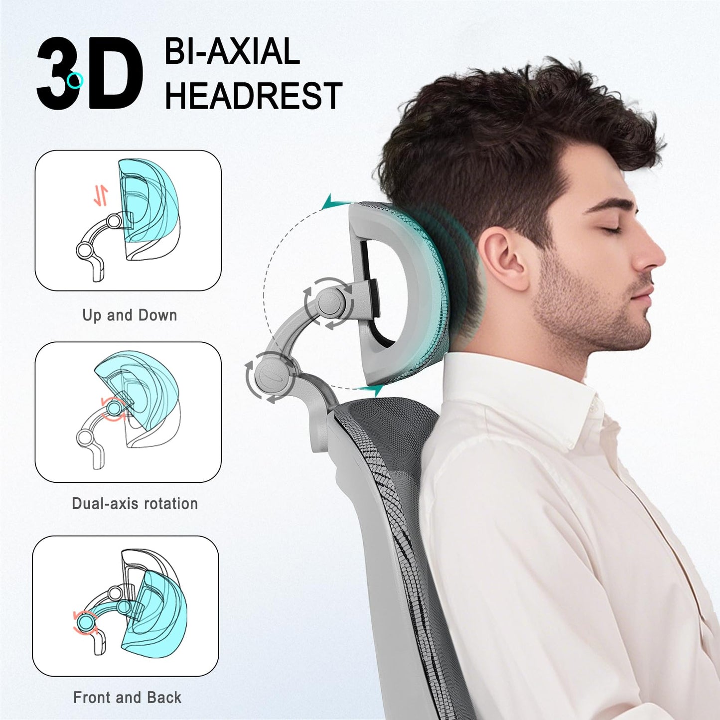 Ergonomic Big and Tall Office Chair with Support
