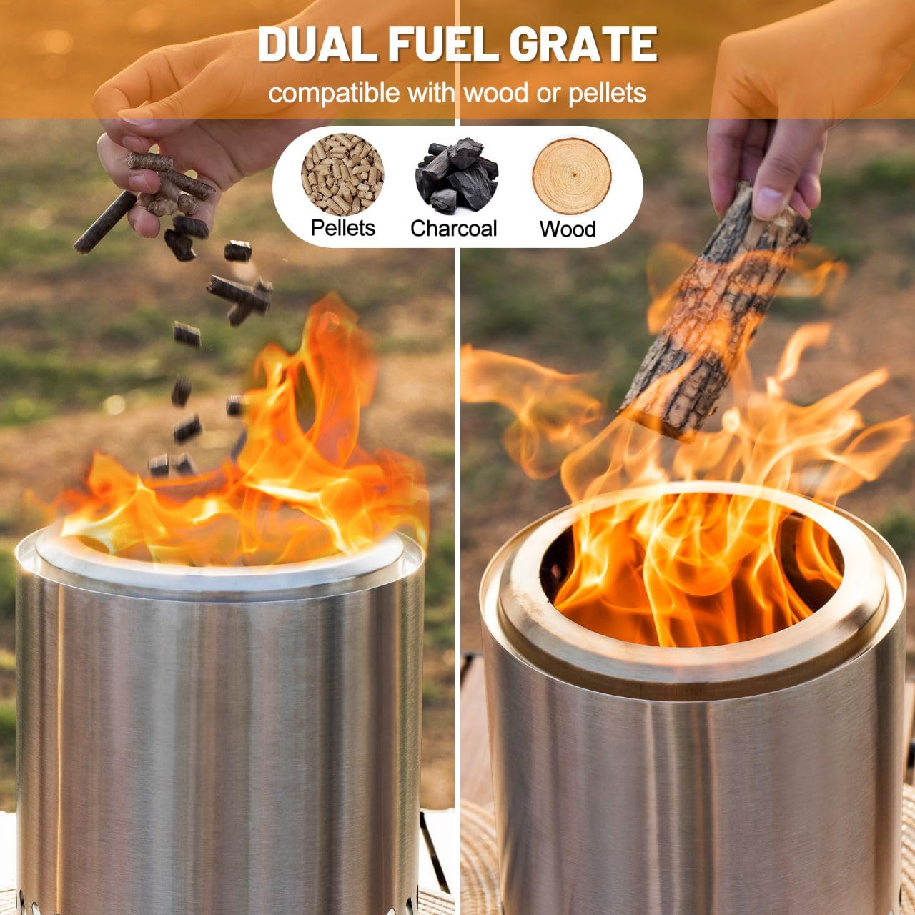Portable Tabletop Fire Pit by Garden Tailor