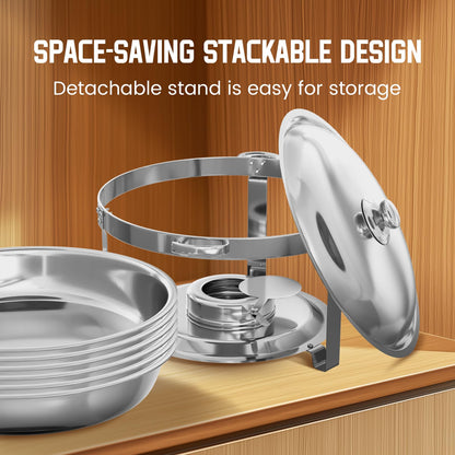 Aplancee 5QT Stainless Steel Chafing Dish Set