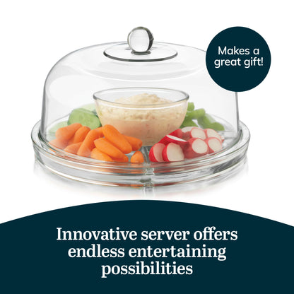 Libbey 6-in-1 Multiuse Glass Serving Bowl
