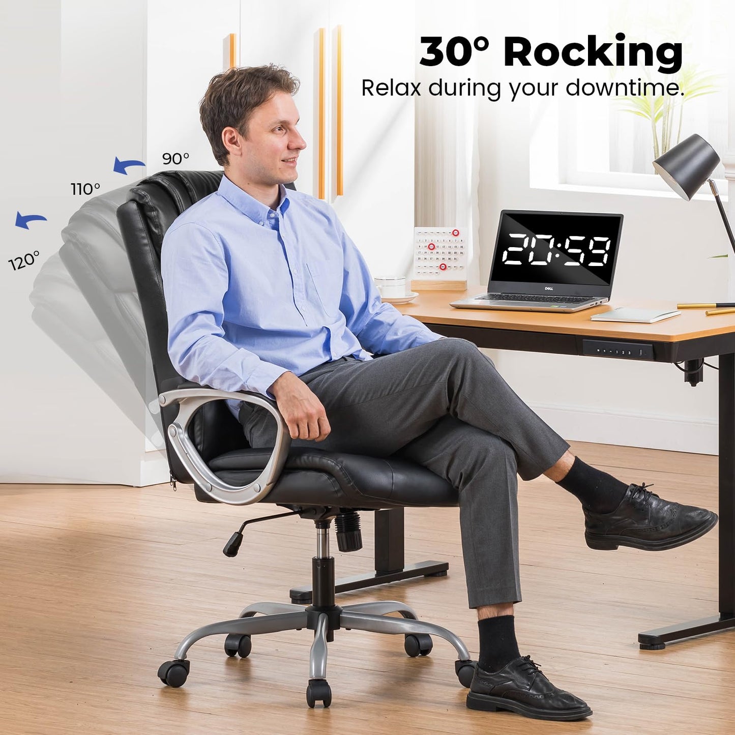 Ergonomic Office Chair with Adjustable Features