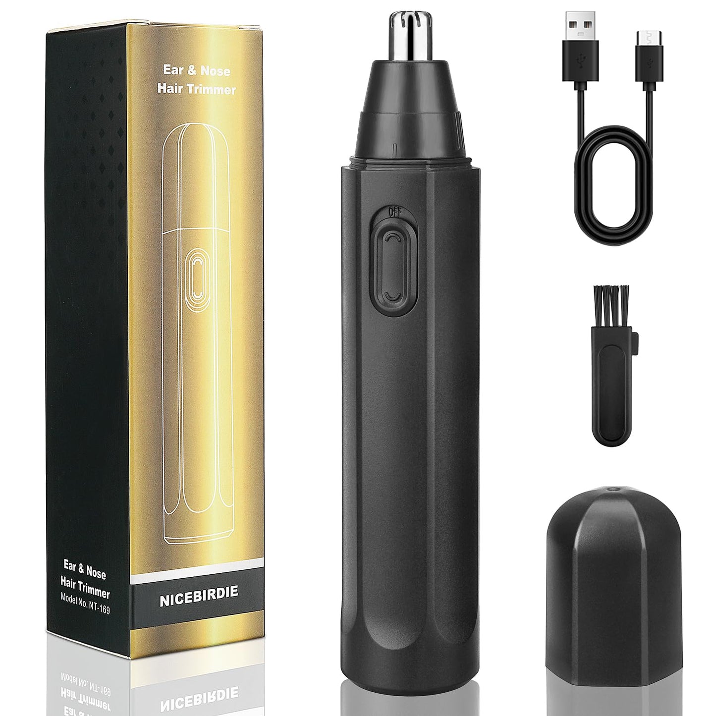 Nose Hair Trimmer for Men & Women by NiceBirdie