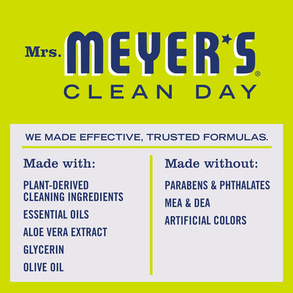 MRS. MEYER'S Liquid Hand Soap Refill, Lemon Verbena