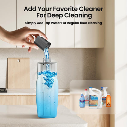 Spray Mop with Refillable Bottle and Microfiber Pads