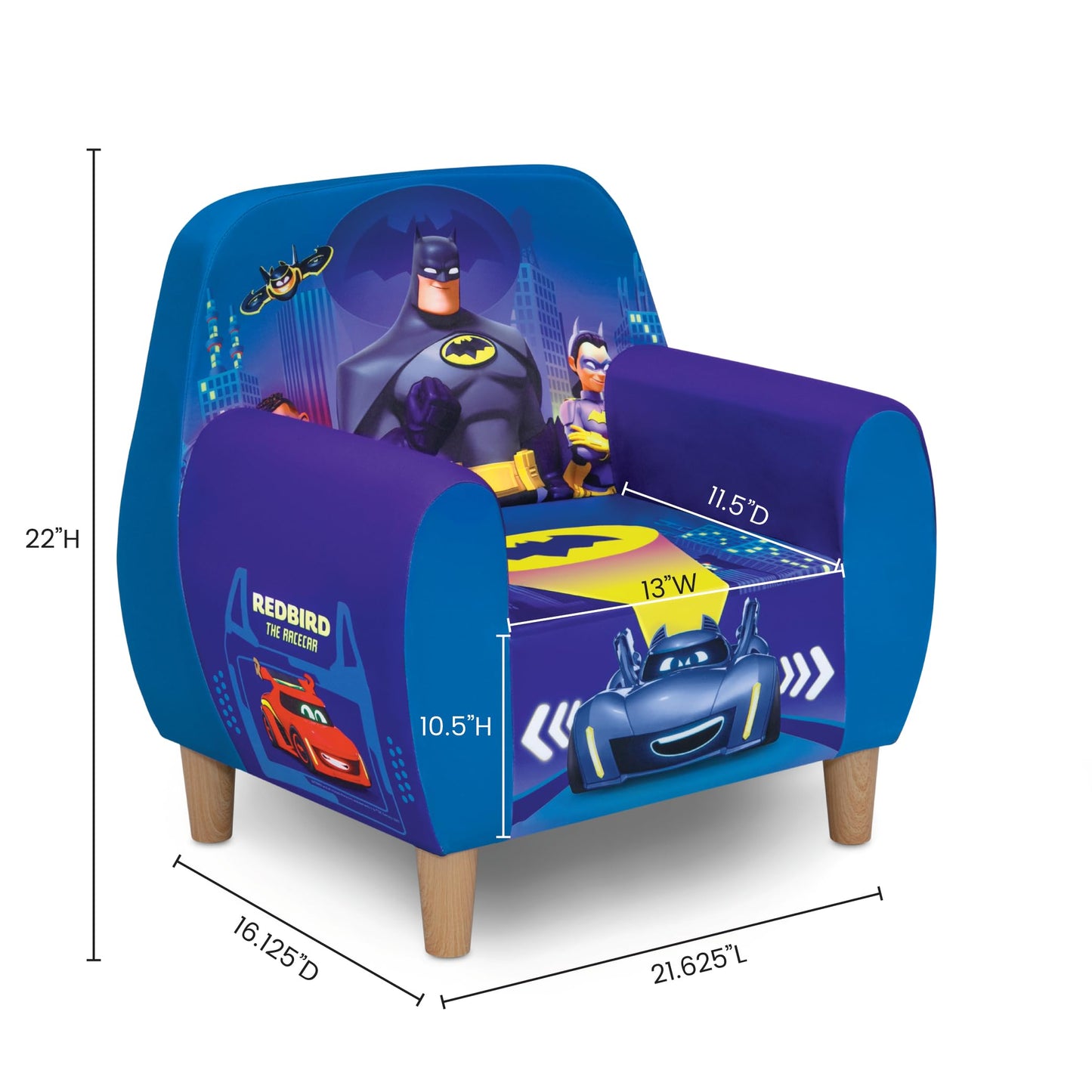 Batman Batwheels Foam Chair for Kids