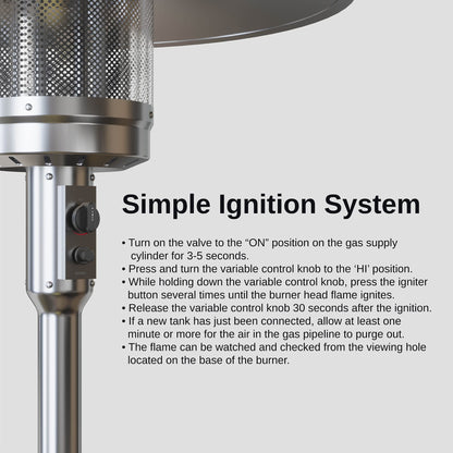 50,000 BTU Patio Heater by EAST OAK