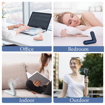 Portable Mini Handheld Fan, USB Rechargeable