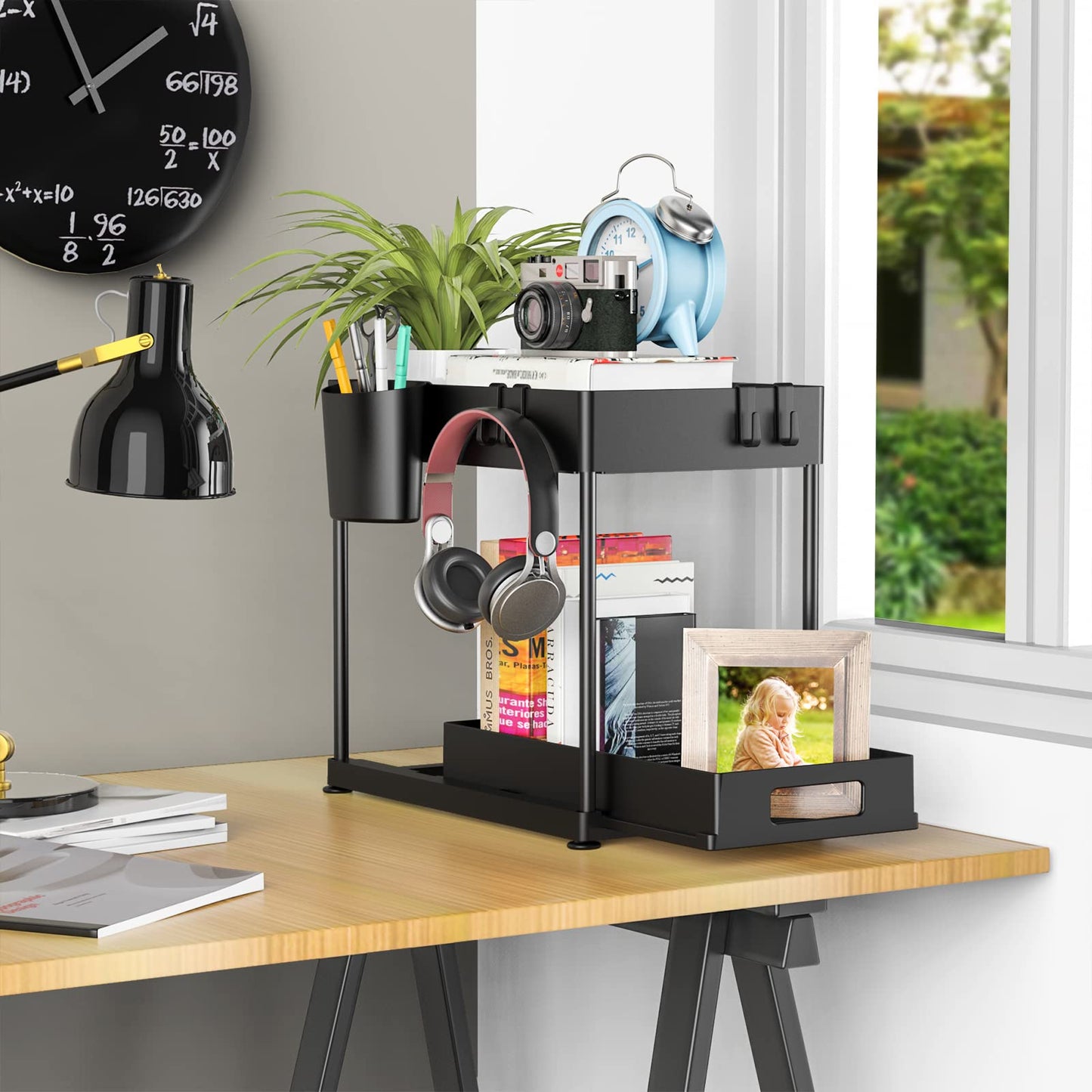 2 Pack Under Sink Organizers with Pull-out Drawers