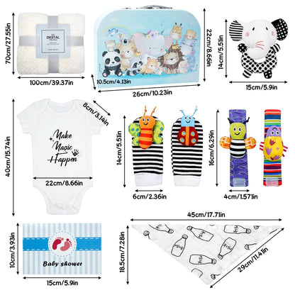 Baby Gift Basket 10Pcs Set for Newborns