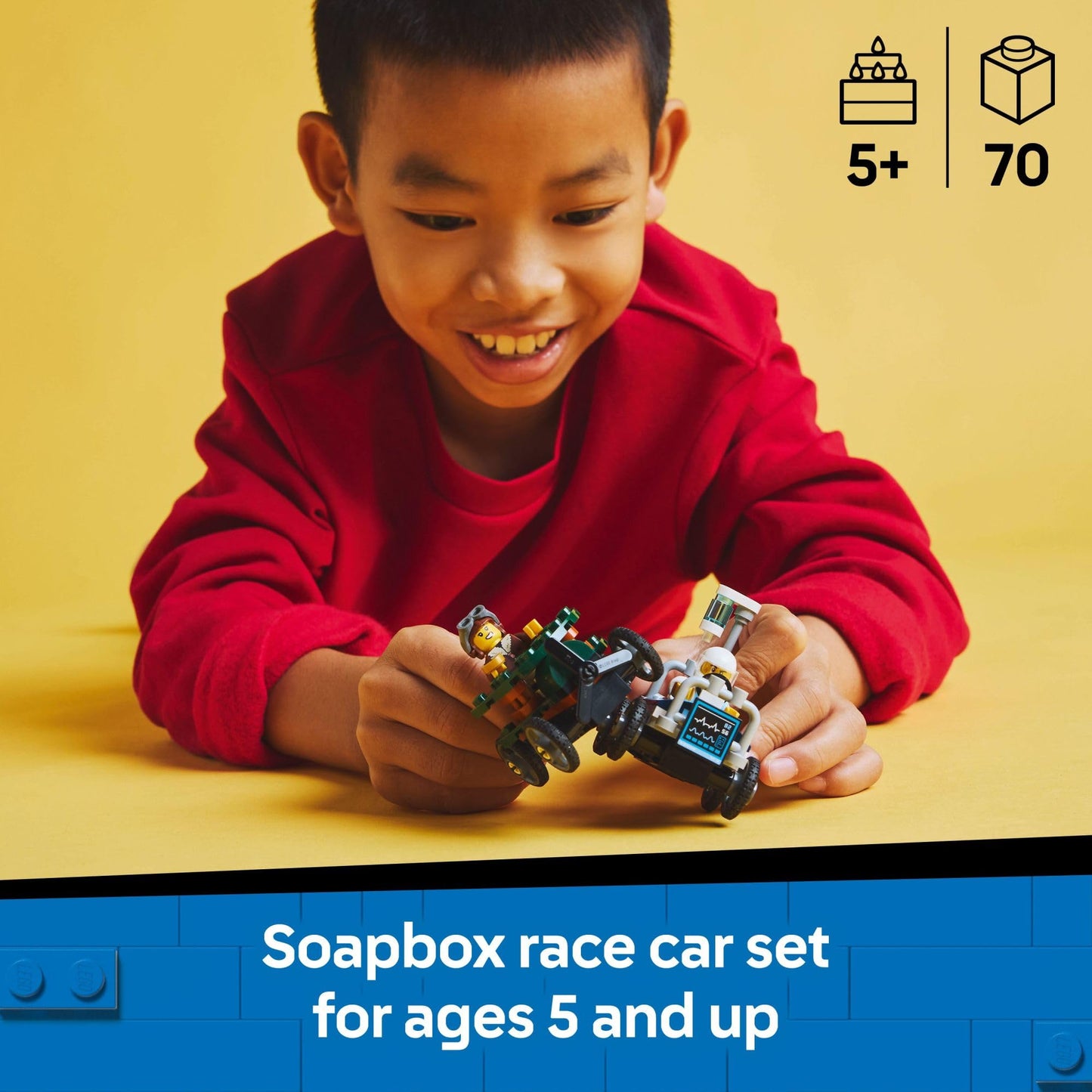 LEGO City Airplane & Race Car Toy Set