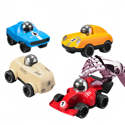 4 PCS Pull Back Toy Car Set for Kids