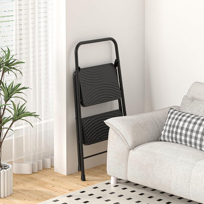 2-Step Ladder with Anti-Slip Pedals