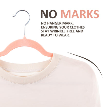 50 Pack Velvet Hangers with 360 Swivel Hook