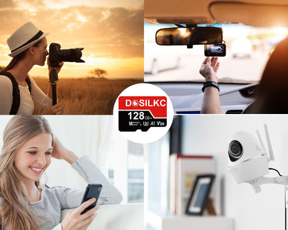 64GB Dosilkc U3 SD Memory Card for Cameras