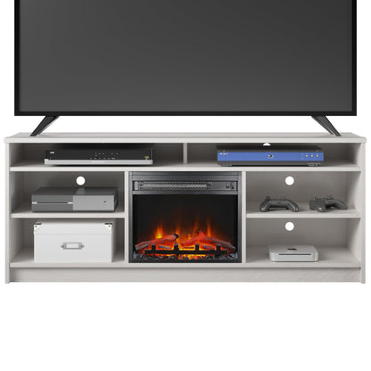 Ameriwood Home Fireplace TV Stand for 65 Inch TVs
