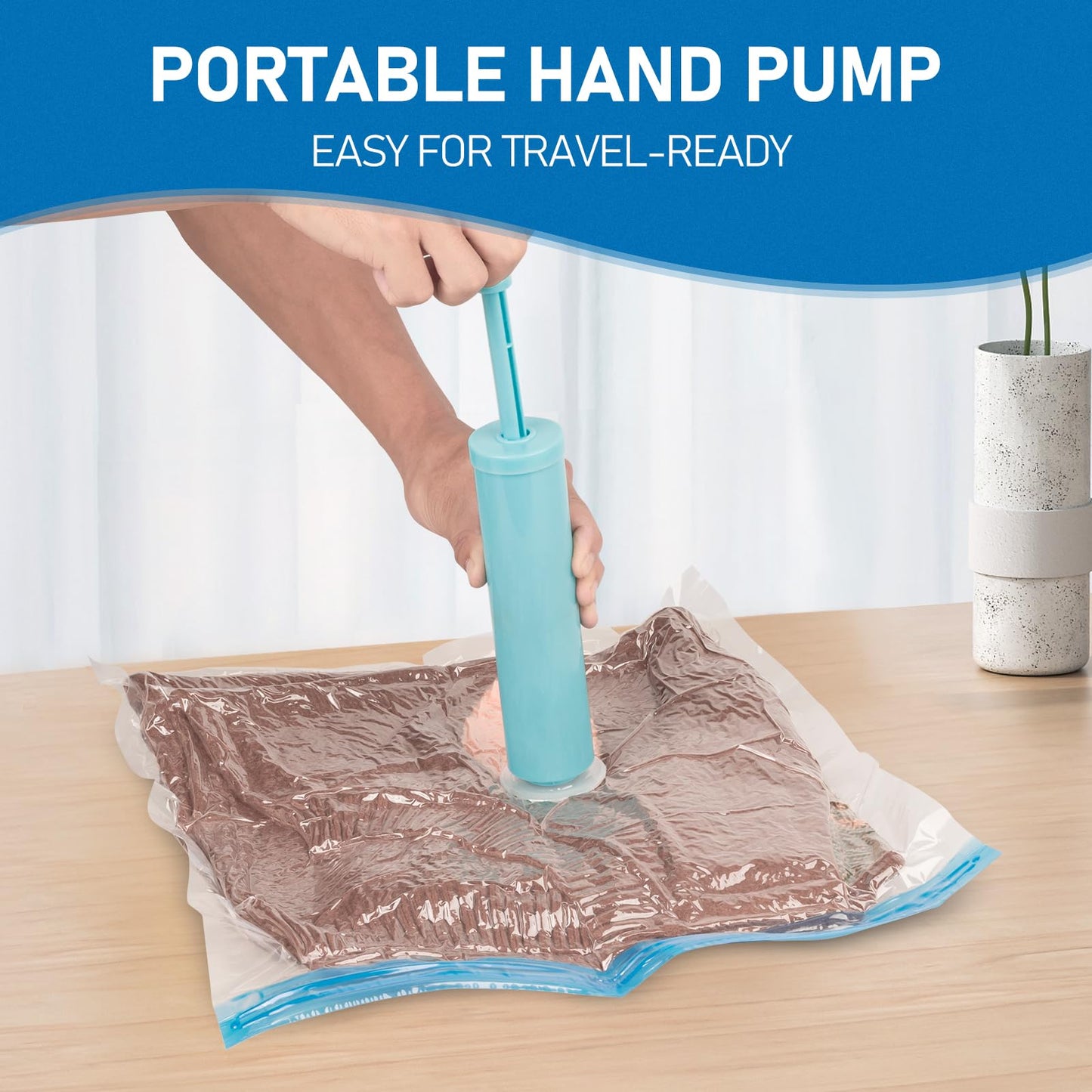 12 Pack VMstr Storage Bags with Hand Pump