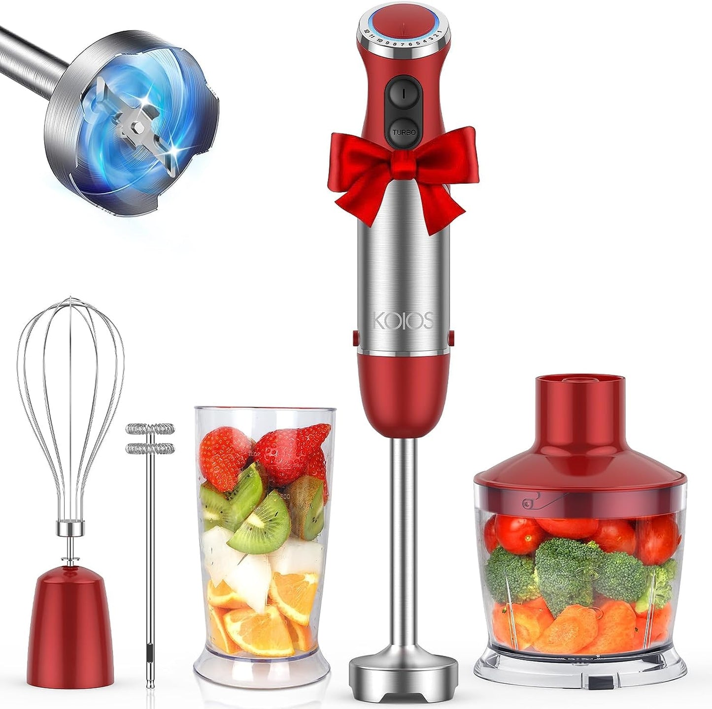 5-in-1 Hand Immersion Blender by KOIOS