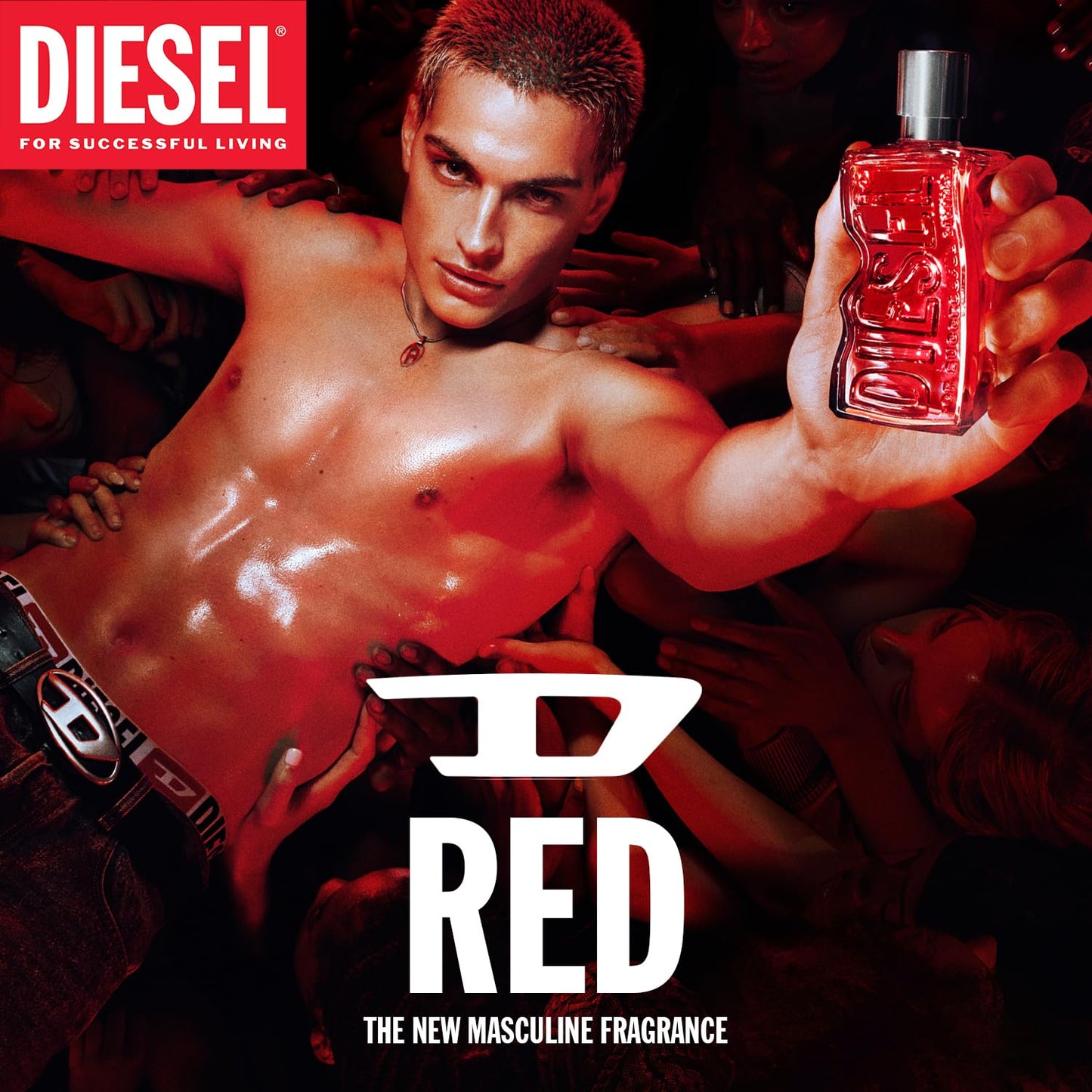 DIESEL D RED Eau de Parfum for Men 3.4 Fl. Oz.