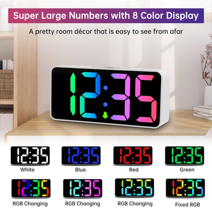 DreamSky Large Digital Alarm Clock for Seniors