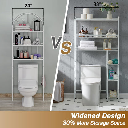 6-Tier Over Toilet Storage Organizer