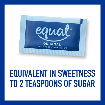 Equal Zero Calorie Sweetener Packets, 2000 Ct