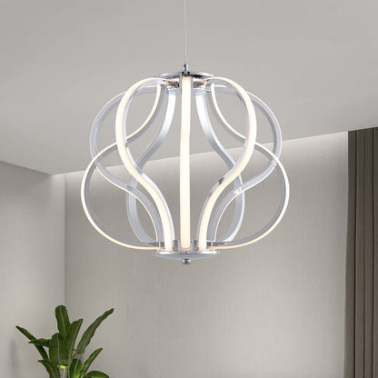 UPDATE: DEAD! Modern LED Chandelier,Chrome Hanging Pendant Lights,Easy Install Suitable for Dining Room Living Room Bedroom Kitchen and Corridor (10 Light, Silver)
