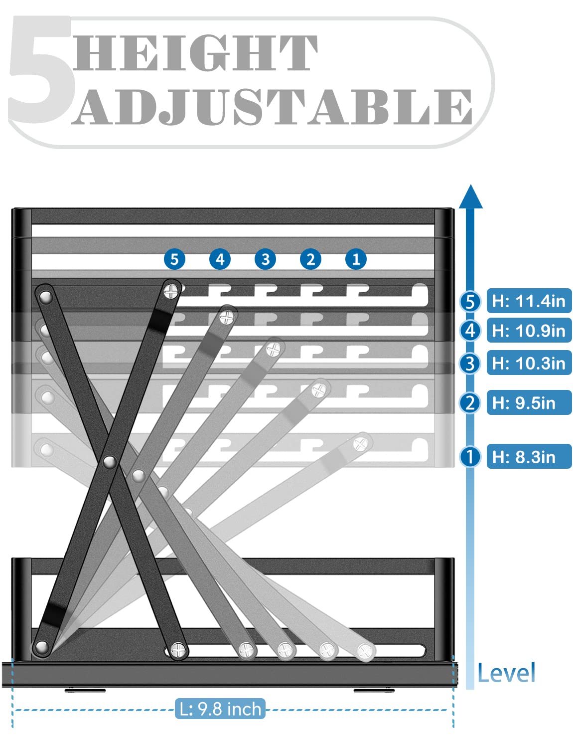Pull Out Spice Rack Organizer - 2 Tier Metal