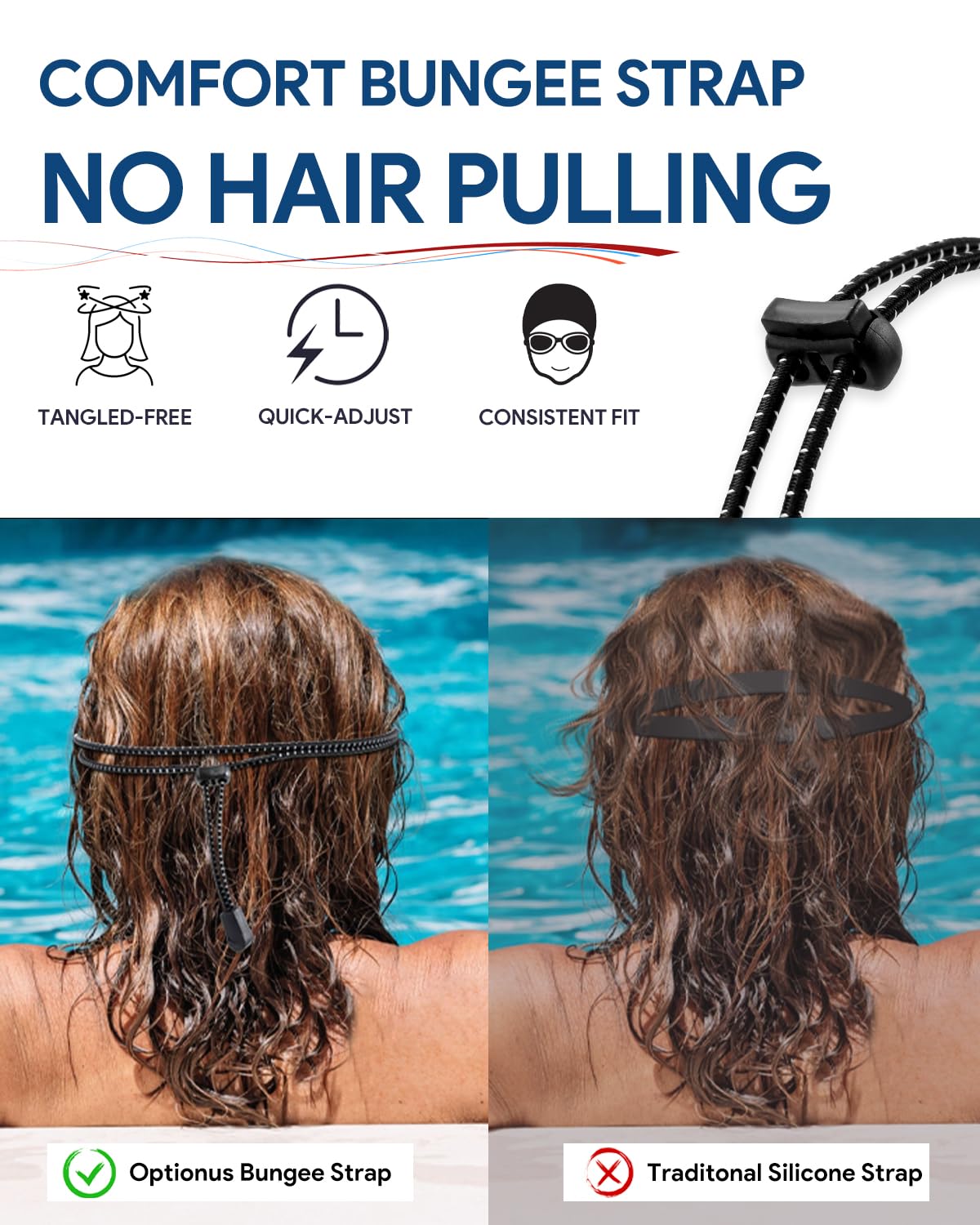 Polarized Swim Goggles for Men and Women