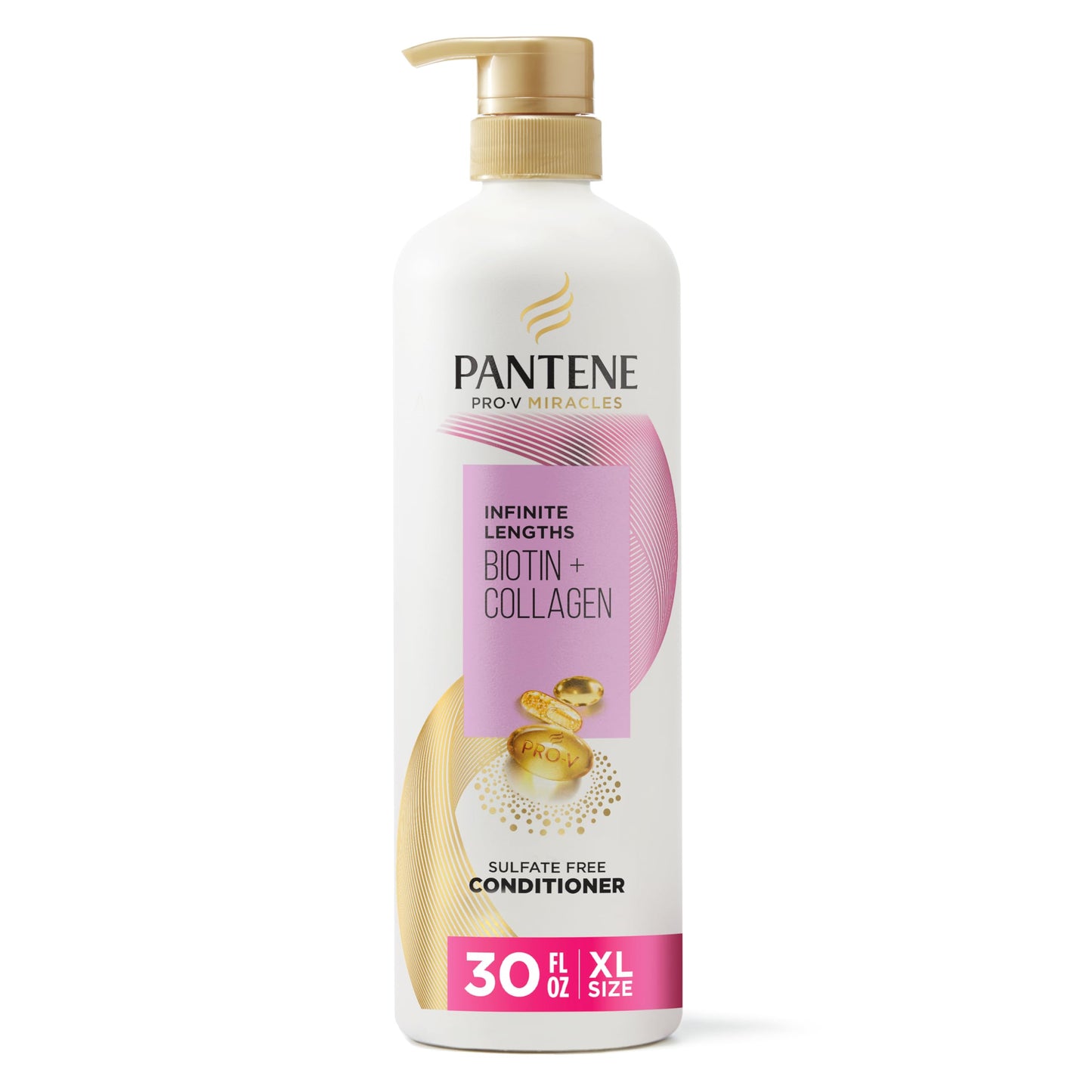 Pantene Conditioner with Biotin & Collagen, 30 Fl Oz