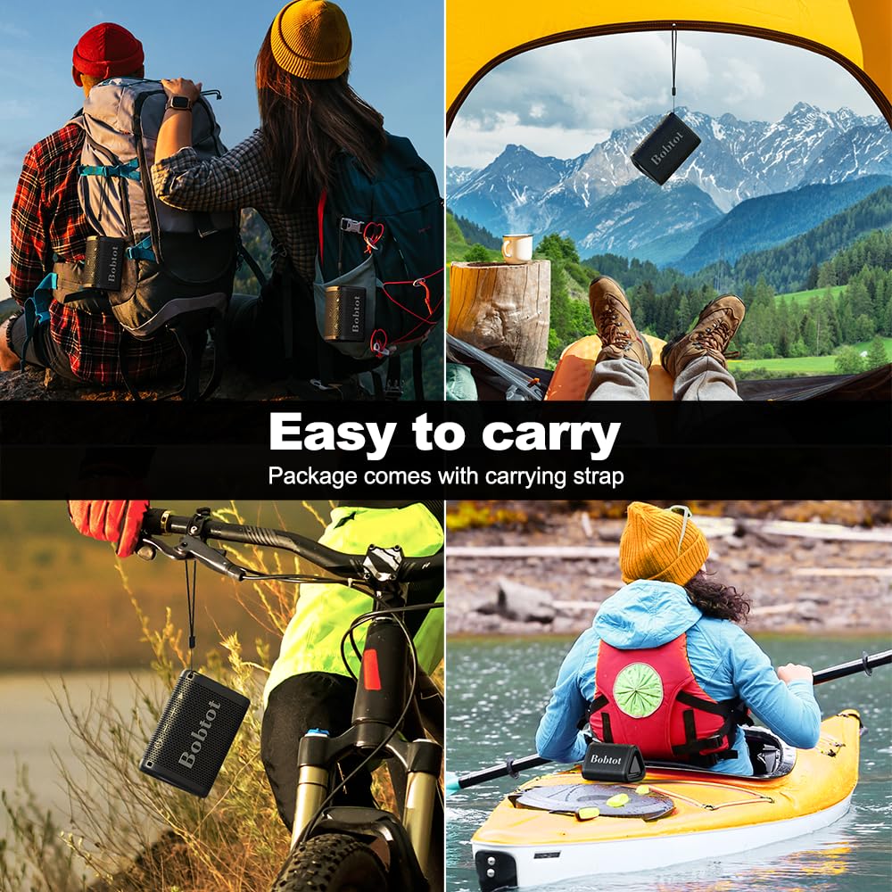 Portable Bluetooth Speaker with 15H Playtime