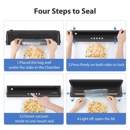KOIOS Vacuum Sealer with Cutter & 10 Bags