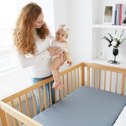 Mini Crib Fitted Sheets 2-Pack - Dinosaurs